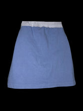 Load image into Gallery viewer, M Purple color block skort w/ elastic waist, drawstring tie, &amp; “Zero Xposure” logo
